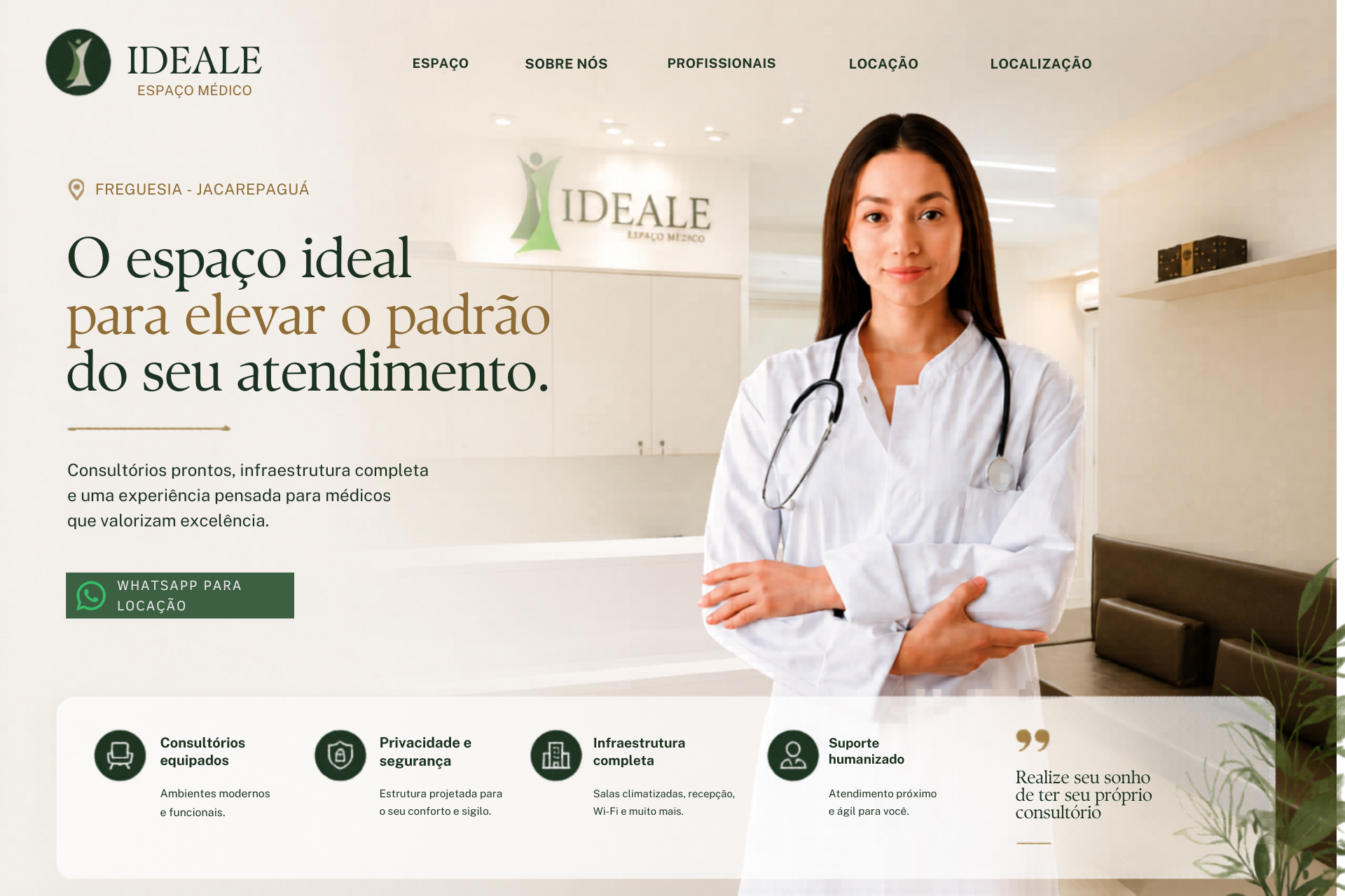 Médica do Ideale Espaço Médico